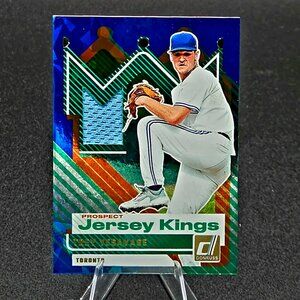 2025 Trey Yesavage Jersey Kings Blue Swatch RC's Toronto Blue Jays Top Prospect